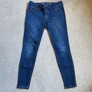 Mossimo Supply Co. Dark Blue Skinny Jeans